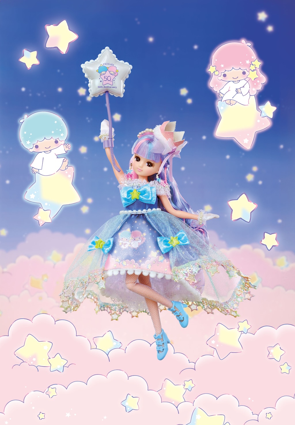 リカちゃん】「キキ＆ララ」50thアニバスタイルは “ゆめかわいい 
