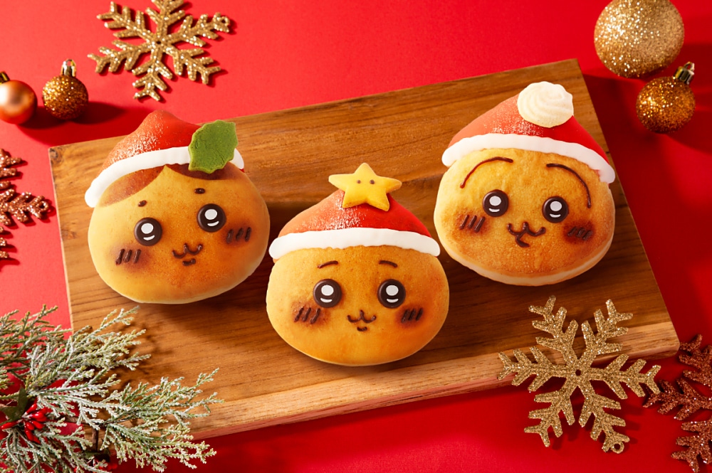 ちいかわベーカリー】ちいかわ、ハチワレ、うさぎがクリスマス仕様の