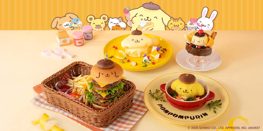 ポムポムプリン】「おうちこもりカフェ」が東京・大阪で期間限定