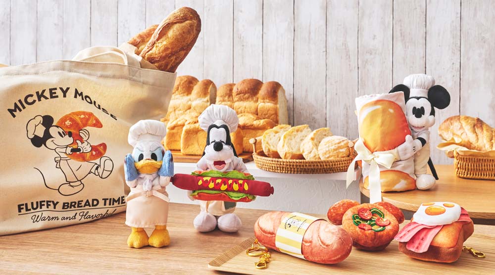 ディズニーストア】4月12日はパンの記念日！ ミッキーマウスのパン屋
