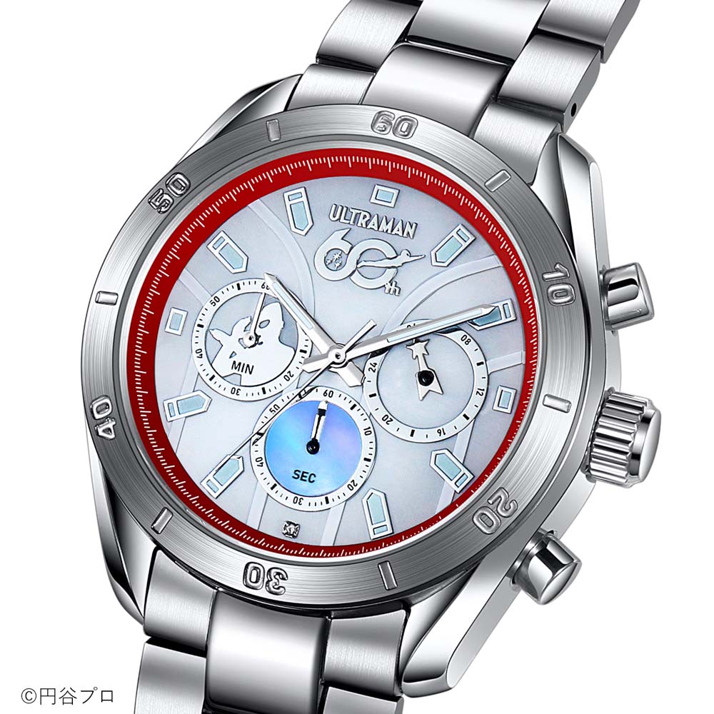 ウルトラマン】光とともに時を刻む電波ソーラー腕時計