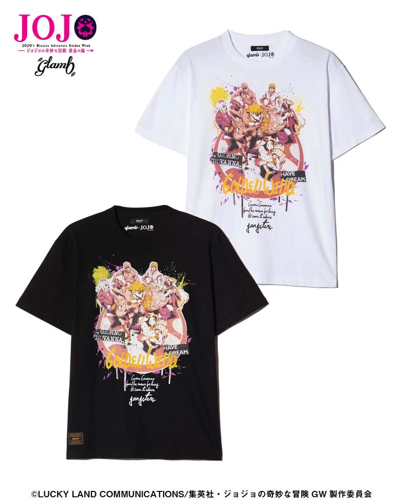 ジョジョの奇妙な冒険 黄金の風】glambの新作カプセルコレクション発表