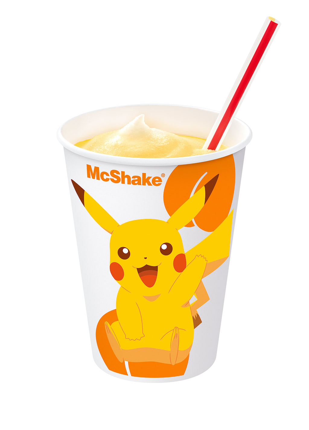 ピカチュウ くつろぐ　 イラストコンテスト マクドナルド マクドナルドにピカチュウ発生チュウ☆夏の数量限定ピカチュウメニュー