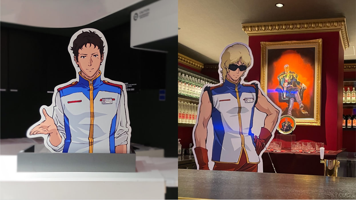 アムロが、クワトロがお出迎え！GUNDAM Cafeで再現食を堪能