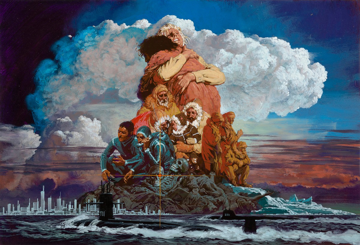 生賴範義×小松左京『復活の日』複製原画が魅せるSFビジュアルの真髄