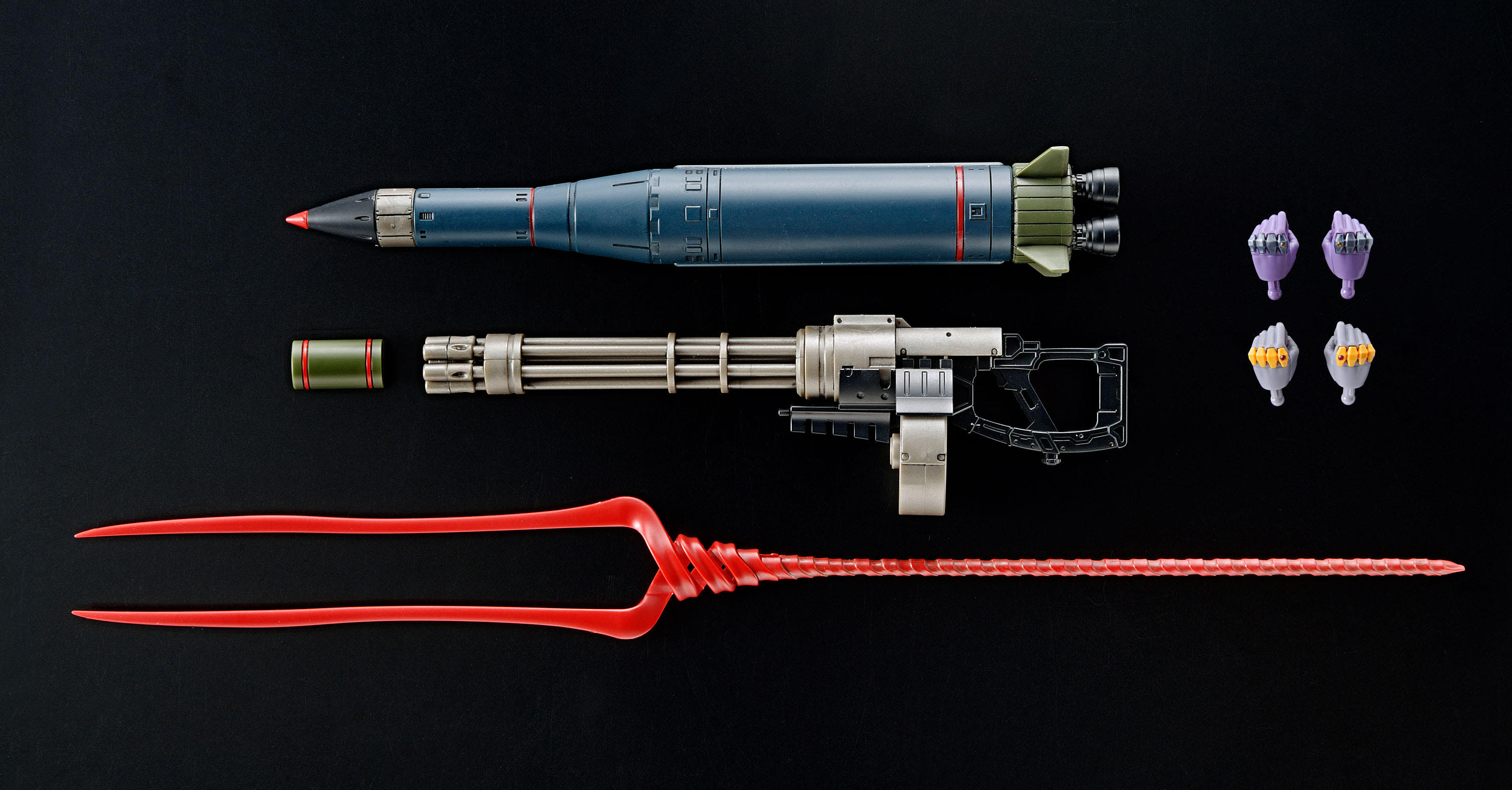 ロンギヌスの槍も！プラモデル「RG エヴァンゲリオン用武器セット