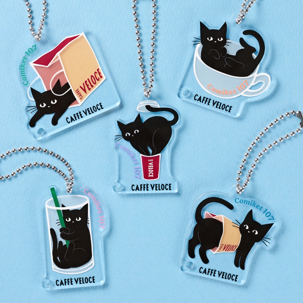 カフェ・ベローチェ】コミケ50周年記念☆黒猫の “猫あるある” なグッズ