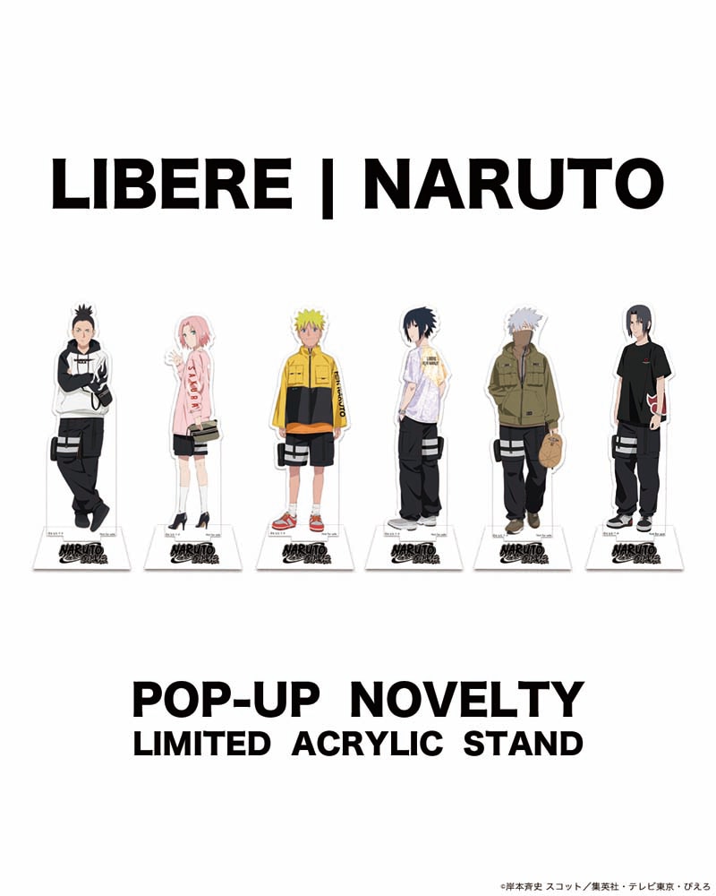 NARUTO-ナルト-疾風伝】LIBEREがPOP UP開催！ アクスタのノベルティも